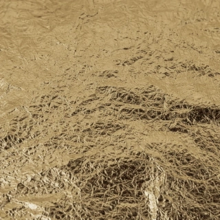 Plátkový metal, imitace zlata, střední zlato volně 16x16 cm - 100 plátků