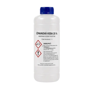 Čpavková voda, čistá 25% 1l