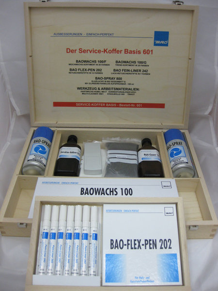 Bao-servisní kufřík z buku pro montáž nábytku - 1 Basis-Koffer