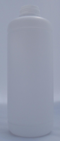 HDPE-lahev odolná vůči rozpouštědlům přírodní barva, obsah náplně 1 litr - 1 ks