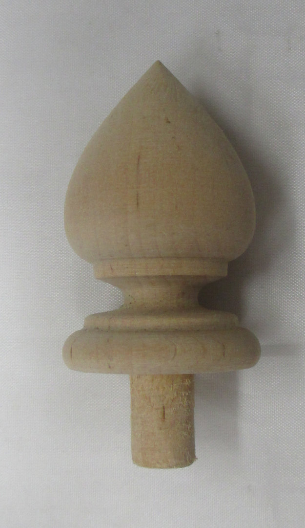 Dřevěná obráběná úchytka z olše délka 47 mm, Šířka 30 mm