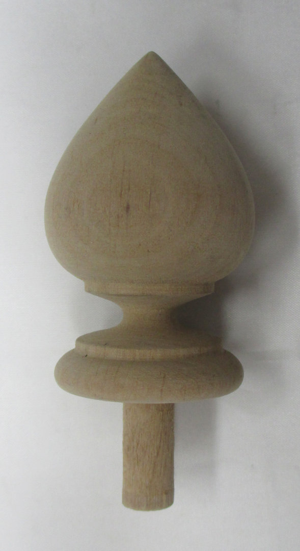 Dřevěná obráběná úchytka z olše délka 62 mm, Šířka 40 mm