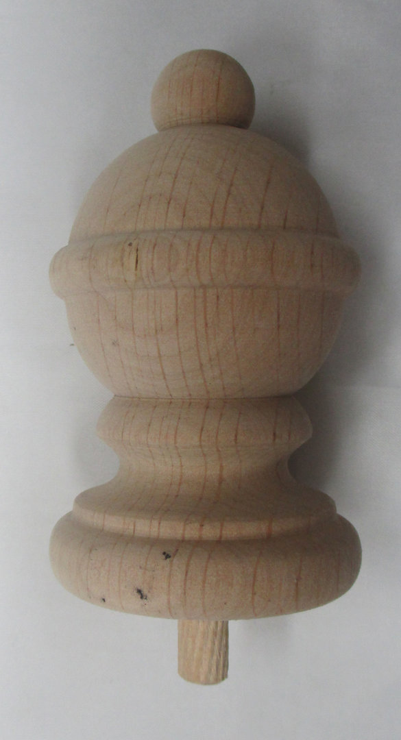Dřevěná obráběná úchytka z olše délka 82 mm, Šířka 45 mm