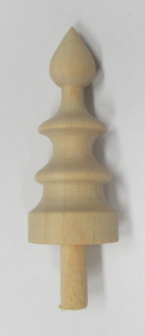 Dřevěná obráběná úchytka z olše délka 65 mm, Šířka 25 mm