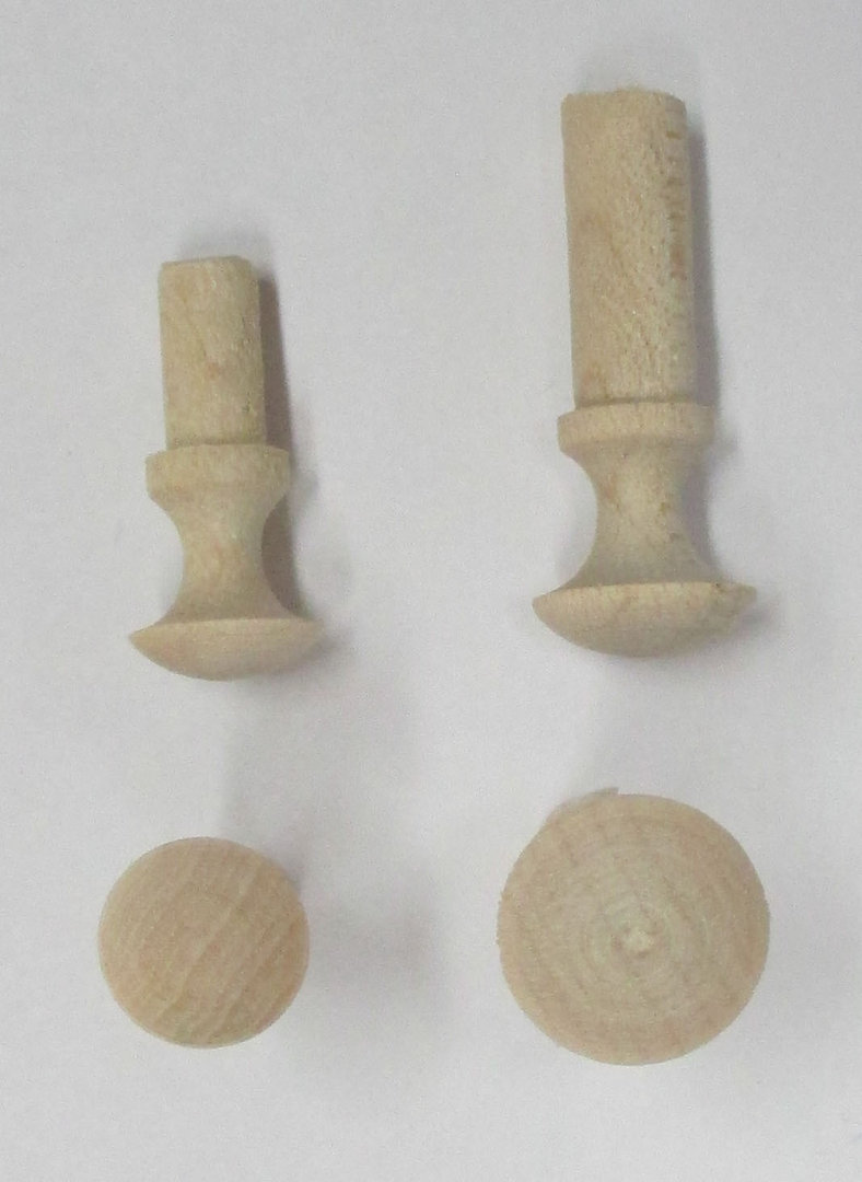 Dřevěný čep/koncovka/knoflík z buku průměr 10 mm