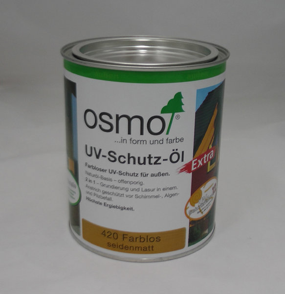 UV olej ochranný extra výrobce Osmo natur/bezbarvý hedvábný mat - 750 ml